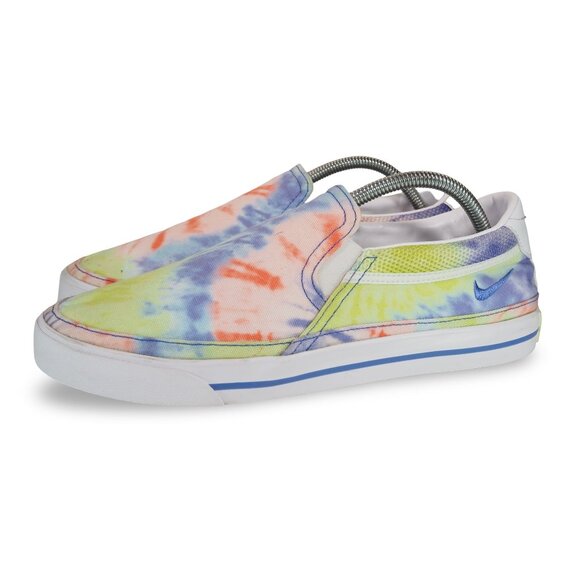Nike Court Legacy Tie-Dye Slip-on Sneakers Women's 11 Multicolor CZ1752-900 - Picture 2 of 11